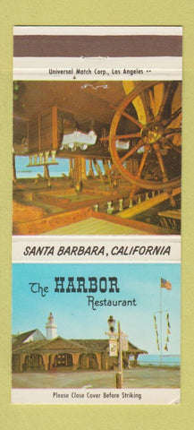Matchbook Cover - Harbor Restaurant Santa Barbara CA 30 Strike