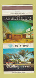 Matchbook Cover - Monterey Motel Detroit MI WEAR 30 Strike