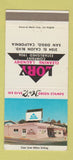 Matchbook Cover - Lory Cleaning Laundry San Diego CA 30 Strike