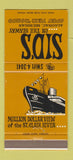Matchbook Cover - Sid's Restaurant Algonac MI 30 Strike