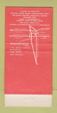 Matchbook Cover - Bakersfield Inn CA 30 Strike