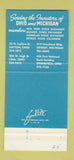 Matchbook Cover - John Kemper Investements Dayton Lima OH Detroit 30 Strike