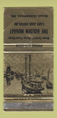 Matchbook Cover - Golden Nugget Cafe Jacksonville OR WEAR 30 Strike