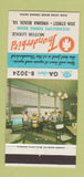Matchbook Cover - Thunderbird Motor Lodge Virginia Beach VA 30 Strike