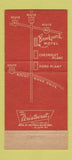 Matchbook Cover - Brookpark Motel Cleveland OH 30 Strike