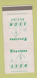 Matchbook Cover - Firestone Exon Resins Pottstown PA 30 Strike