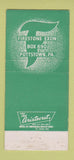 Matchbook Cover - Firestone Exon Resins Pottstown PA 30 Strike