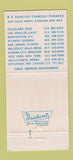 Matchbook Cover - BF Goodrich Epcar Polymers Cleveland OH WEAR 30 Strike