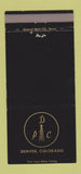 Matchbook Cover - Denver Petroleum Club Colorado 30 Strike