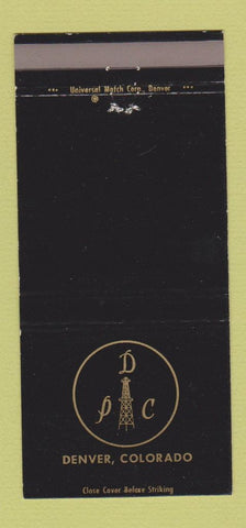 Matchbook Cover - Denver Petroleum Club Colorado 30 Strike