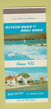 Matchbook Cover - Belle Isle Inn St Ignace MI 30 Strike