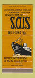 Matchbook Cover - Sid's Restaurant Algonac MI 30 Strike