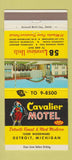 Matchbook Cover - Cavalier Motel Detroit MI 30 Strike