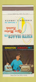 Matchbook Cover - Keith Isaacs Office Machine Rentals Kingston Jamaica 30 Strike