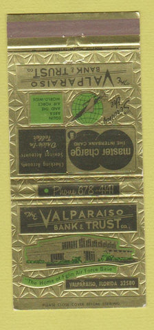 Matchbook Cover - Valparaiso Bank and Trust FL 30 Strike