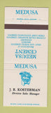 Matchbook Cover - Medusa Cement Atlanta GA Ayork PA Detroit MI 30 Strike