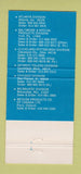 Matchbook Cover - Medusa Cement Atlanta GA Ayork PA Detroit MI 30 Strike
