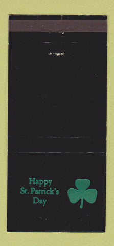 Matchbook Cover - Happy St Patrick's Day Thomas Ferguson Auditor  30 Strike