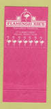 Matchbook Cover - Flamingo Joe's Mexican Food Dallas TX 30 Strike