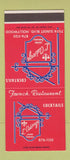 Matchbook Cover - L' Auberge French Restaurant Hollywood CA SAMPLE 30 Strike