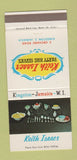 Matchbook Cover - Keith Isaacs Party Hire Service Kingston Jamaica 30 Strike