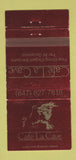 Matchbook Cover - Cafe La Cave Des Plaines IL 30 Strike