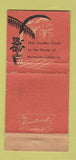 Matchbook Cover - Biltmore Hotel Santa Barbara CA 30 Strike