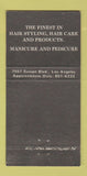 Matchbook Cover - Red Fox? Hair Salon Los Angeles CA 30 Strike