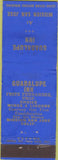 Matchbook Cover - Guadalupe Inn Mission San Jose CA