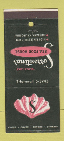 Matchbook Cover - Sorrentino's Seafood House Burbank CA Toluca Lake 30 Strike