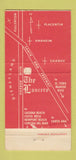 Matchbook Cover - Lancers Restaurant Anaheim CA Disneyland ref WEAR 30 Strike