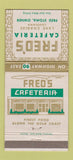 Matchbook Cover - Fred's Cafeteria Lake Charles LA 30 Strike