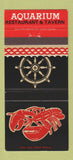 Matchbook Cover - Aquarium Restaurant Hamilton ON 30 Strike