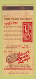 Matchbook Cover - Steven's Rustic Lodge Lake Thonotosassa FL WEAR 30 Strike