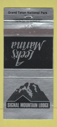 Matchbook Cover - Signal Mountain Lodge Grand Teton National Park 30 Strike
