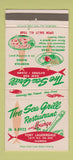 Matchbook Cover - Sea Grill Restaurant Fort Lauderdale FL 30 Strike