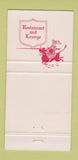 Matchbook Cover - The Round Table Fort Lauderdale FL restaurant 30 Strike