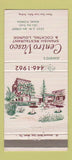 Matchbook Cover - Juanito's Centro Vasco Spanish Miami FL 30 Strike