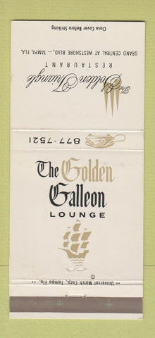 Matchbook Cover - Golden Triangle Restaurant Tampa FL 30 Strike