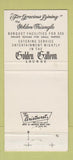 Matchbook Cover - Golden Triangle Restaurant Tampa FL 30 Strike