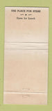 Matchbook Cover - The Place for Steak Miami Beach FL WEAR 30 Strike