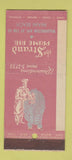 Matchbook Cover - Strand Prime Rib Miami Beach FL 21 Strike Feature