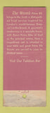 Matchbook Cover - Strand Prime Rib Miami Beach FL 21 Strike Feature