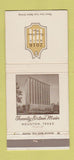 Matchbook Cover - 2016 Main Houston TX apartments 30 Strike
