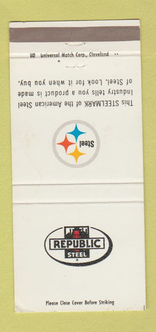 Matchbook Cover - Republic Steel 30 Strike