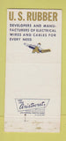 Matchbook Cover - US Electrical Wires Cables New York City 30 Strike