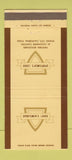Matchbook Cover - Sportsmen's Lodge Studio City CA 30 Strike