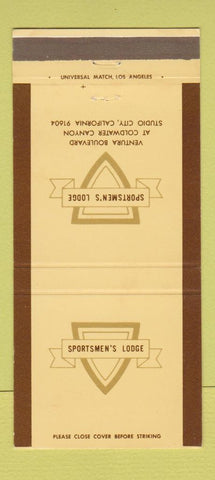 Matchbook Cover - Sportsmen's Lodge Studio City CA 30 Strike