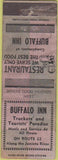 Matchbook Cover - Buffalo Inn Juniata River PA WORN Truck Stop