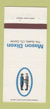 Matchbook Cover - Mason Dixon Trucking 30 Strike